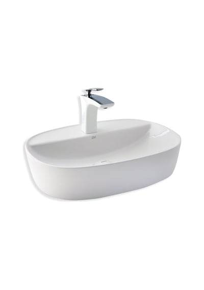 Eva Banyo Lena E-2111 Tezgah Üstü Porselen Lavabo