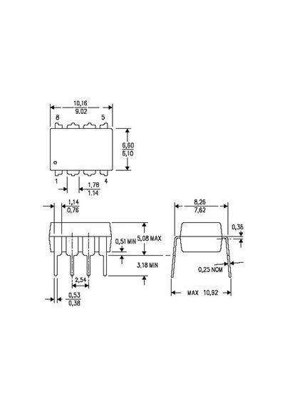 Lm293p Komparatör Entegresi Pdip-8