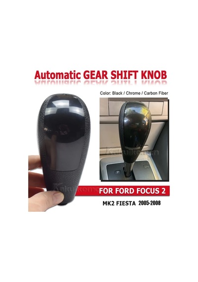 Tongdashop Ford Focus Mk2 Fiesta 2005-2008 Otomatik Vites Siyah Vites Topuzu