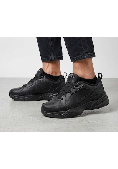 Nike Air Monarch Iv Erkek Yürüyüş Koşu Günlük Spor Ayakkabı Siyah