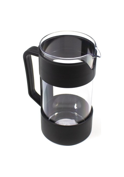 French Press Filtre Kahve Bardağı Bitki Çayı Demlik 420 Ml Siyah