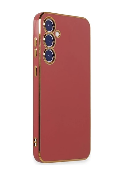Samsung Galaxy S23 Fe Kılıf Volet Silikon - Kırmızı 0.2M-Çok Renkli