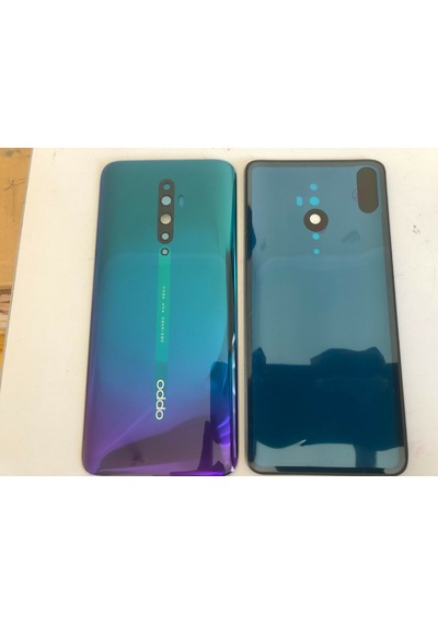 Oppo Reno 2 Z Arka Pil Kapağı Lens Hariç - Yeşil - Mavi