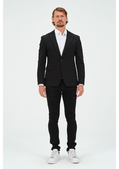 Bonesti Erkek Slim Fit Blazer Ceket Siyah