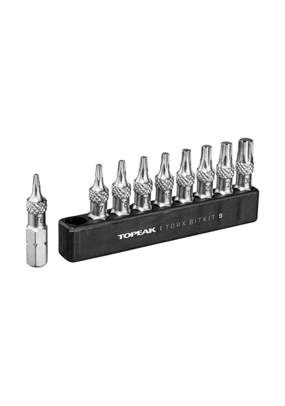 Topeak Torx Bitkit 9 Torx Uç Seti Cırcır Anahtarlar İçin + 30mm Uzunluk + 9 Farklı Uç Tt2590