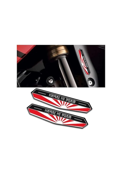 Made İn Japan Bayraklı 3d Sticker Abanoz