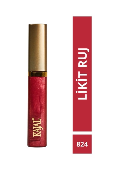 Likit Dudak Parlatıcısı Ruj & Liquid Lipstick No:824 Nude