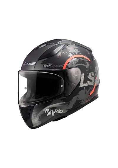 Ls2 Rapıd 2 Cırcle Mat Siyah-kırmızı Kask Mat Sıyah-kırmızı