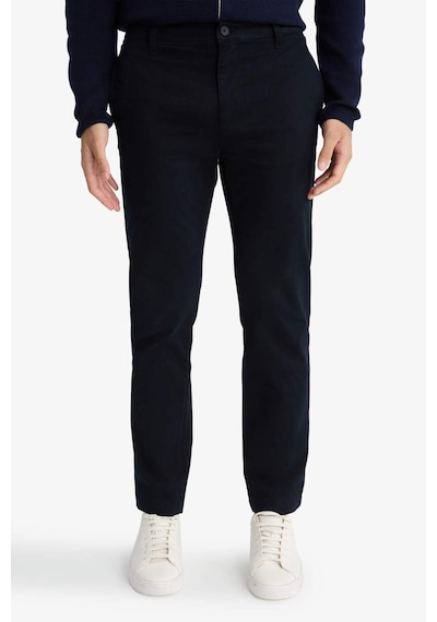 Defacto Regular Fit Düz Paça Chino Kanvas Pantolon E8064ax25aunv86 Lacivert