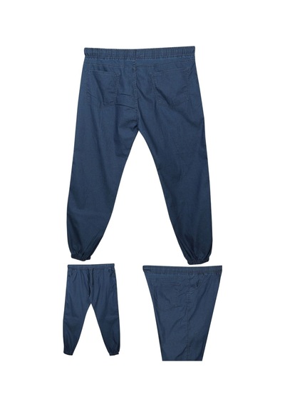 Erkek Büyük Beden 100 Kilo-180 Kilo Arası İçin Uygun Likralı Jogger Kot Pantolon Indigo