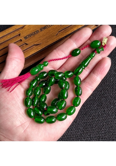 8x11 mm Beyzi Yeşil Antik Döküm Katalin Baga