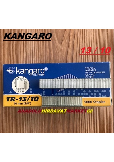 Kangaro 13/10 Zımba Teli Mekanik Zımba Tabanca Teli 10mm 5000pc
