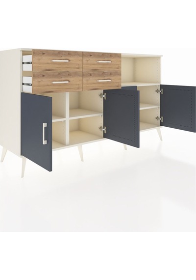 Hyperion Konsol 4 Raflı 4 Çekmeceli 4 Kapaklı 176x44x99 Aytaşı-an Aytaşı-antrasit/çam Hyperion Konsol 4 Raflı 4 Çekmeceli 4 Kapaklı 176x44x99 Aytaşı-an Aytaşı-antrasit/çam