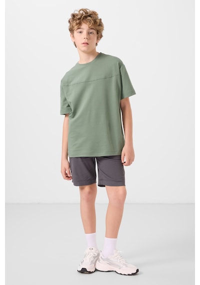 Açık Yeşil-antrasit Pamuklu Oversize Fit Dokuma Hafif Esnek Chino Erkek Çocuk Şort Takım - 11279 Yeşil Açık Yeşil-antrasit Pamuklu Oversize Fit Dokuma Hafif Esnek Chino Erkek Çocuk Şort Takım - 11279 Yeşil