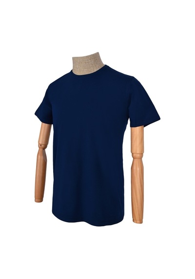 Cengiz İnler Sıfır Yaka Düz Slim T-Shirt