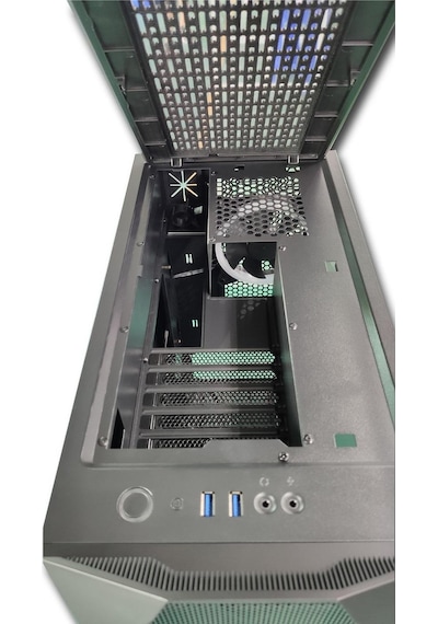 Lunatic Orkinos Mesh Panel Dikey Ekran Kartı Takılabilen 4 Full RGB Fanlı ATX Bilgisayar Kasası