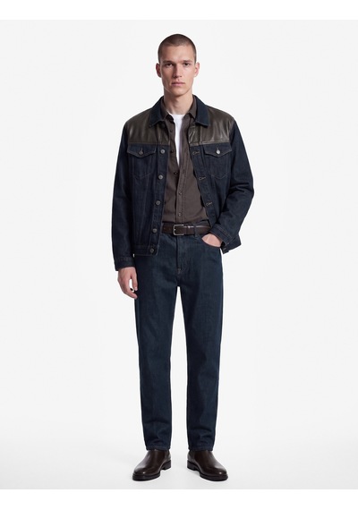 Koton Pamuklu Kapaklı Cepli Suni Deri Detaylı Düğmeli Gömlek Yaka Jean Ceket Raw 7wam50010nd 63x Koton Pamuklu Kapaklı Cepli Suni Deri Detaylı Düğmeli Gömlek Yaka Jean Ceket Raw 7wam50010nd 63x