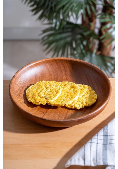 Acar Akasya Sunum Kasesi - 25 Cm Kahverengi