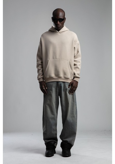 Catch K-715 Erkek Kapşonlu Sweat Vizon