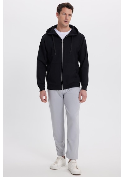 Tudors Unisex Relax Fit Rahat Kesim Pamuklu İçi Polarlı Çift Cepli Tam Fermuarlı Siyah Kapüşonlu Sweatshirt-41645 Siyah Tudors Unisex Relax Fit Rahat Kesim Pamuklu İçi Polarlı Çift Cepli Tam Fermuarlı Siyah Kapüşonlu Sweatshirt-41645 Siyah