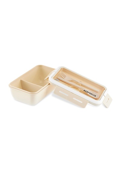 Karaca  Fusca Çatal Kaşıklı Lunch Box Krem