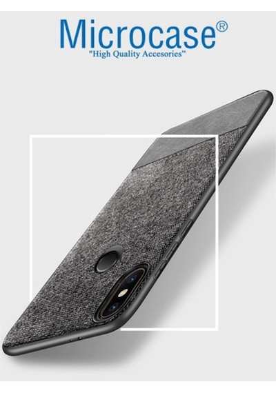 Xiaomi Mi Max 3 Fabrik Serisi Kumas & Deri Desen Kilif 391866000