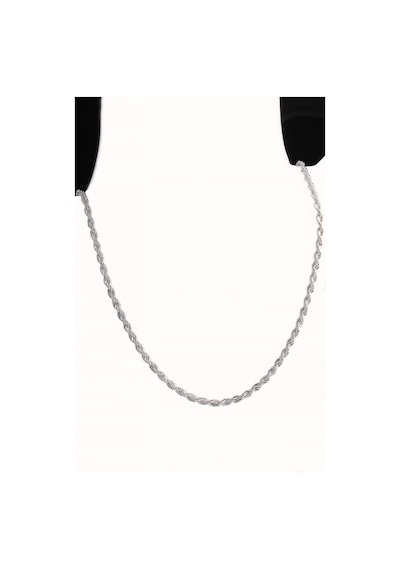 Omar Silver Unisex Halat Gümüş Zincir 3 Mm Elmas Kesim Gümüş Koly