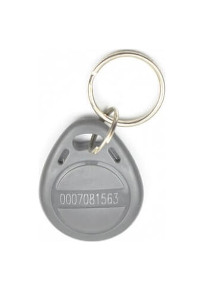Manyetik Anahtarlık Rfid Keyfob Göstergeç Tag Gri - 100 Adet