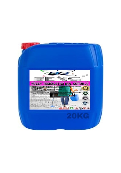 Yüzey Temizleyici Köpüklü 20kg Tekli