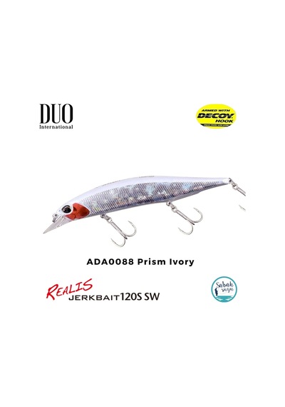Duo Realis Jerkbait 120S Sw Ada0088 Prism Ivory (547075621)
