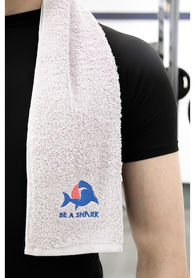 Sporcu Antrenman Havlusu Gym Fitness Plates Boks Tenis Spor Havlu Gri
