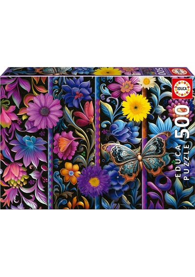 Educa 500 Parça Badda Çiçeğinin Açışı Puzzle - 19909 - Badda Bloom