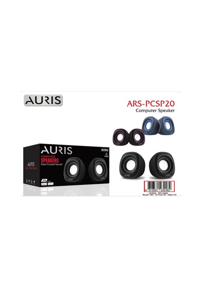 Aurıs Ars-pcsp20 Bilgisayar Hoparlörü 1+1 Siyah