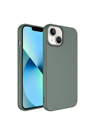 Apple Uyumlu iPhone 14 Plus Kılıf Zore Mara Lansman Kapak Koyu Yeşil