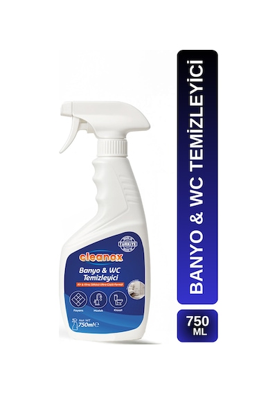 Ultra Güçlü Tuvalet/wc-banyo Temizleyici Ve Kireç Çözücü Okyanus Kokulu Sprey 750 Ml Diğer