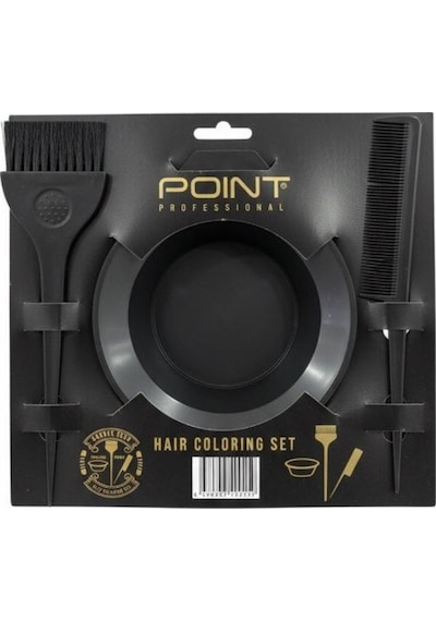 Point Boyama Seti Tas + Fırça + Tarak 3'lü Set