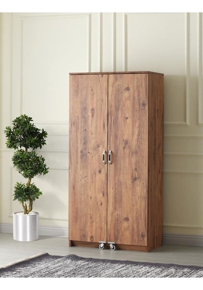 Ekonomik 2 Kapılı Mutfak Kiler Erzak Dolabı 86X50X180 (531811051)