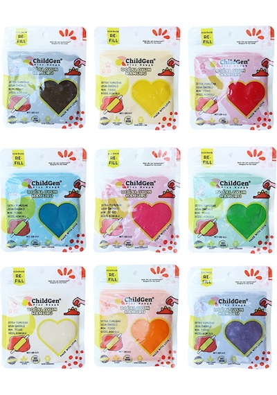 Doğal Oyun Hamuru Yedek Paket 9x125 Gr 5 Adet