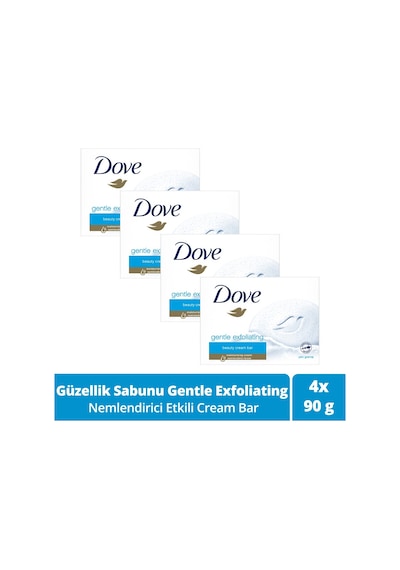 Dove Gentle Exfoliating Beauty Cream Bar Katı Sabun 4 x 90 G
