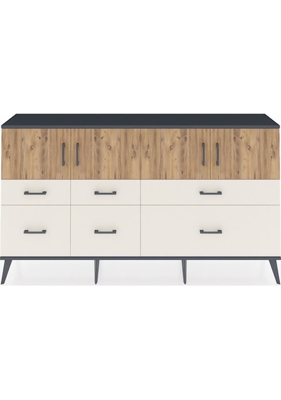 Arges Konsol 4 Raflı 6 Çekmeceli 4 Kapaklı 176x30x99 Antrasit-çam/aytaşı Atlas Çam/aytası - Antrasıt Arges Konsol 4 Raflı 6 Çekmeceli 4 Kapaklı 176x30x99 Antrasit-çam/aytaşı Atlas Çam/aytası - Antrasıt
