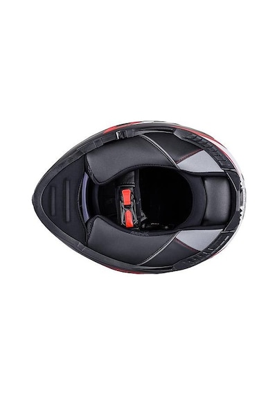 Ls2 Storm 2 Nerve Kırmızı Kapalı Motosiklet Kaskı Gökkuşağı Camlı Siyah - Beyaz
