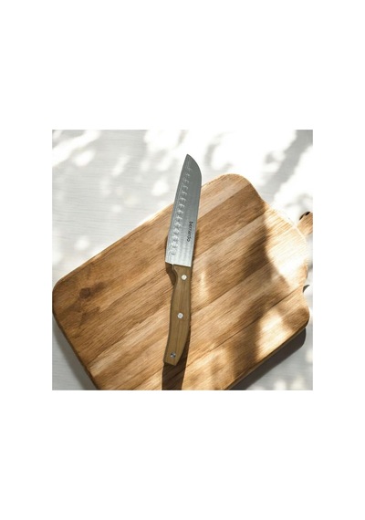 Peramari Bernardo Naturel Bamboo Line Santoku Bıçak 18 Cm Çok Renkli