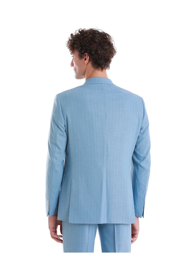 Hatemoğlu Mavi Slim Fit Çizgili Kruvaze Takım Elbise 33223024c014 161 Mavi Hatemoğlu Mavi Slim Fit Çizgili Kruvaze Takım Elbise 33223024c014 161 Mavi