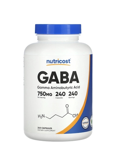 Nutricost Gaba 750 Mg 240 Capsul