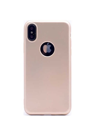Apple iPhone X / Xs Uyumlu Silikon Kılıf Gold 2 Adet Rosegold