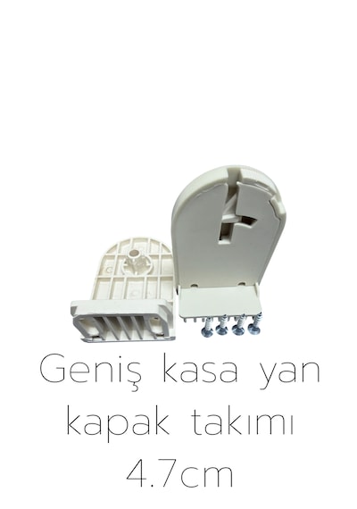 Zebra & Stor Perde Yan Kapak Takımı 4.7cm Geniş Krem
