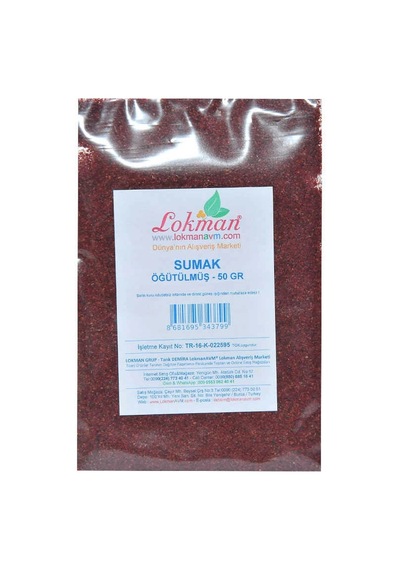 Sumak Öğütülmüş 50 Gr Paket 89774176
