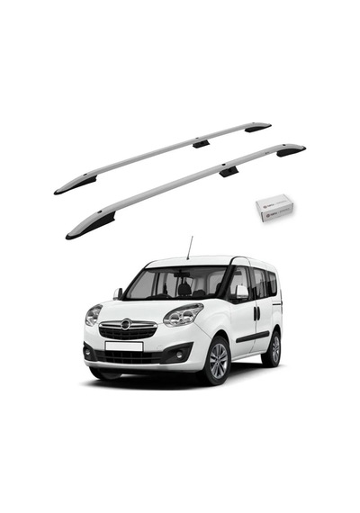 Turtle Opel Combo D 2012-2018 / Kısa Şasi Tavan Çıtası Crown Gri