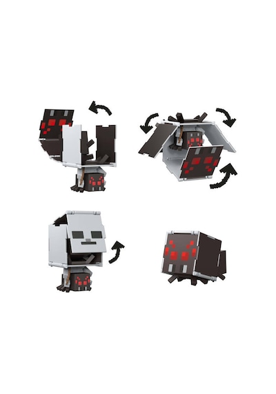 Mınecraft Flıppın' Fıgs Asst Spıder Jockey + Spıder Jcn24
