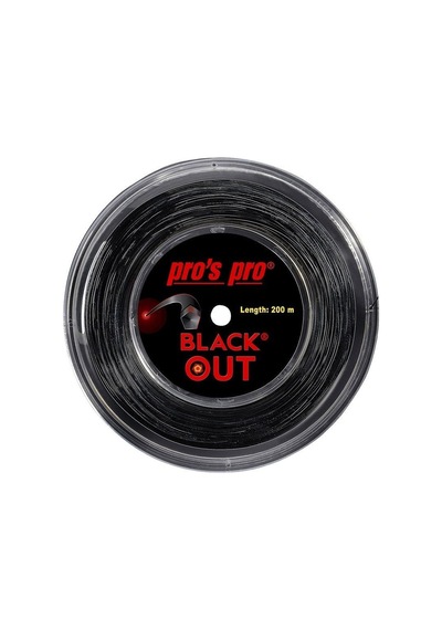 Pros Pro Black Out 1,24 Mm. Rulo Raket Kordajı 200 Metre Siyah